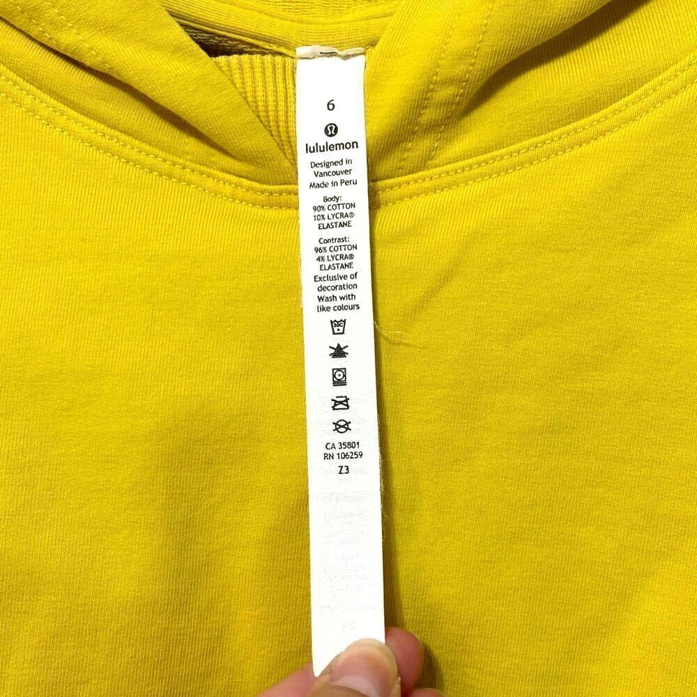 Lululemon All Yours Cropped Hoodie *Soleil - Picture 8 of 9